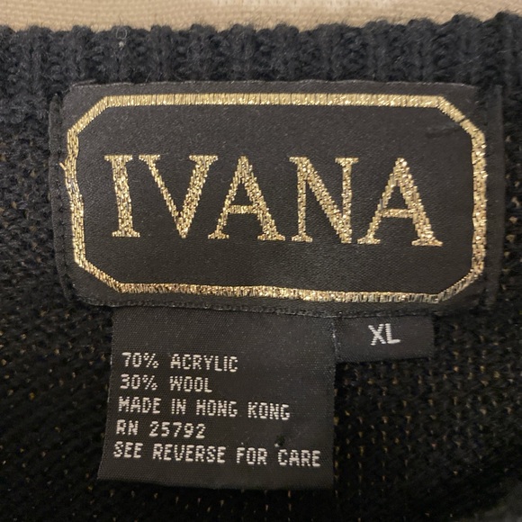 Vintage retro elegant sweater top - Picture 3 of 9